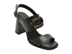 Sandale EPICA negre, 2351, din piele naturala imagine