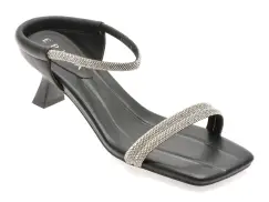 Sandale EPICA negre, 2769, din piele ecologica imagine