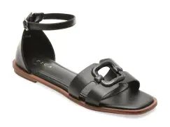 Sandale EPICA negre, 82988, din piele ecologica imagine