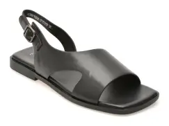 Sandale EPICA negre, A1353, din piele naturala imagine