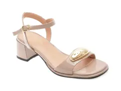 Sandale EPICA nude, 6020255, din piele naturala lacuita imagine