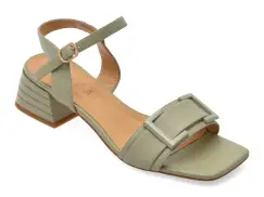 Sandale EPICA verzi, UZ1910, din piele naturala imagine