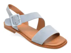 Sandale FLAVIA PASSINI albastre, 35K6, din piele intoarsa imagine