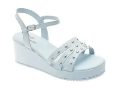 Sandale FLAVIA PASSINI albastre, 366129, din piele naturala imagine