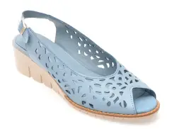 Sandale FLAVIA PASSINI albastre, 6512, din piele naturala imagine