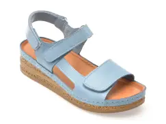 Sandale FLAVIA PASSINI albastre, CS6187, din piele naturala imagine