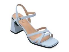 Sandale FLAVIA PASSINI albastre, X8945, din piele naturala imagine