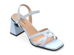Sandale FLAVIA PASSINI albastre, X8945, din piele naturala imagine
