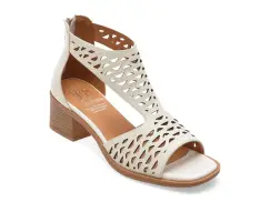 Sandale FLAVIA PASSINI albe, 1372D16, din piele naturala imagine