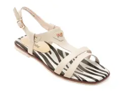 Sandale FLAVIA PASSINI albe, 1538, din piele naturala imagine