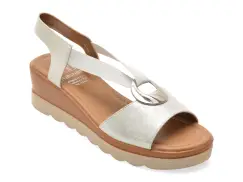 Sandale FLAVIA PASSINI albe, 1706G11, din piele naturala imagine