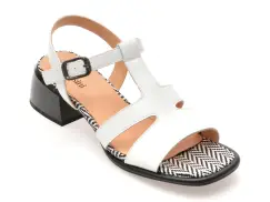 Sandale FLAVIA PASSINI albe, 291, din piele naturala imagine