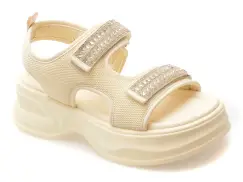 Sandale FLAVIA PASSINI albe, 56115, din material textil imagine