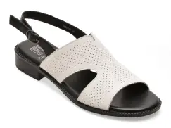 Sandale FLAVIA PASSINI albe, 60841, din piele naturala imagine
