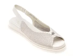 Sandale FLAVIA PASSINI albe, 80073, din piele naturala imagine