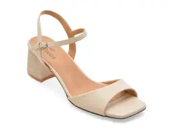 Sandale FLAVIA PASSINI albe, HZY63, din piele naturala imagine