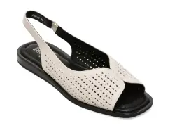 Sandale FLAVIA PASSINI albe, JH66, din piele naturala imagine