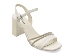 Sandale FLAVIA PASSINI albe, X8718, din piele naturala imagine