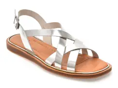 Sandale FLAVIA PASSINI argintii, 11501, din piele naturala imagine