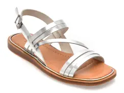Sandale FLAVIA PASSINI argintii, 11505, din piele naturala imagine