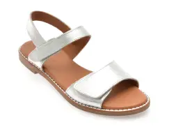 Sandale FLAVIA PASSINI argintii, 2921003, din piele naturala imagine