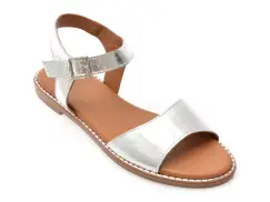 Sandale FLAVIA PASSINI argintii, 2921006, din piele naturala imagine