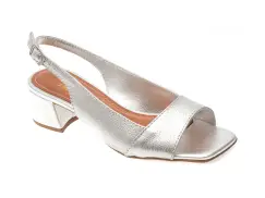 Sandale FLAVIA PASSINI argintii, 356716, din piele naturala imagine