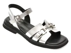 Sandale FLAVIA PASSINI argintii, 64650, din piele naturala imagine