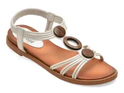 Sandale FLAVIA PASSINI argintii, 902, din piele ecologica imagine