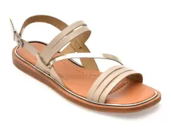 Sandale FLAVIA PASSINI bej, 11505, din piele naturala imagine