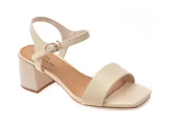 Sandale FLAVIA PASSINI bej, 1205, din piele naturala imagine