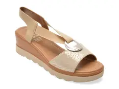 Sandale FLAVIA PASSINI bej, 1706G11, din piele naturala imagine