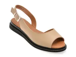 Sandale FLAVIA PASSINI bej, 17721, din piele naturala imagine