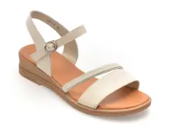 Sandale FLAVIA PASSINI bej, 25001, din piele naturala imagine