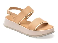 Sandale FLAVIA PASSINI bej, 28700, din piele naturala imagine