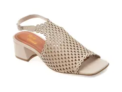 Sandale FLAVIA PASSINI bej, 356719, din piele naturala imagine