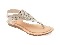 Sandale FLAVIA PASSINI bej, 367702, din piele naturala imagine