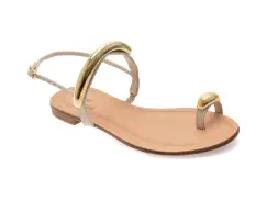 Sandale FLAVIA PASSINI bej, 368506, din piele naturala imagine
