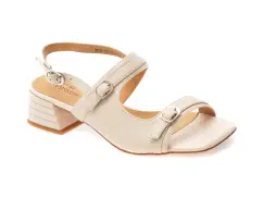 Sandale FLAVIA PASSINI bej, 3H260, din piele naturala imagine