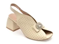 Sandale FLAVIA PASSINI bej, 4411634, din piele naturala imagine