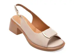 Sandale FLAVIA PASSINI bej, 5005, din piele naturala imagine