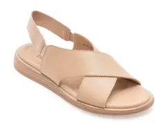 Sandale FLAVIA PASSINI bej, 56211, din piele naturala imagine