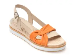 Sandale FLAVIA PASSINI bej, 6002, din piele naturala imagine