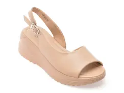 Sandale FLAVIA PASSINI bej, 77533, din piele naturala imagine