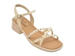 Sandale FLAVIA PASSINI bej, 880850, din piele ecologica imagine