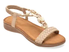 Sandale FLAVIA PASSINI bej, 919, din piele ecologica imagine