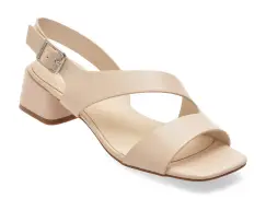 Sandale FLAVIA PASSINI bej, H5937, din piele naturala imagine