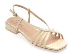 Sandale FLAVIA PASSINI bej, Q2651, din piele naturala lacuita imagine