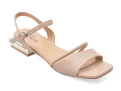 Sandale FLAVIA PASSINI bej, Q2716, din piele naturala imagine