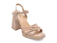 Sandale FLAVIA PASSINI bej, V1083, din piele naturala imagine